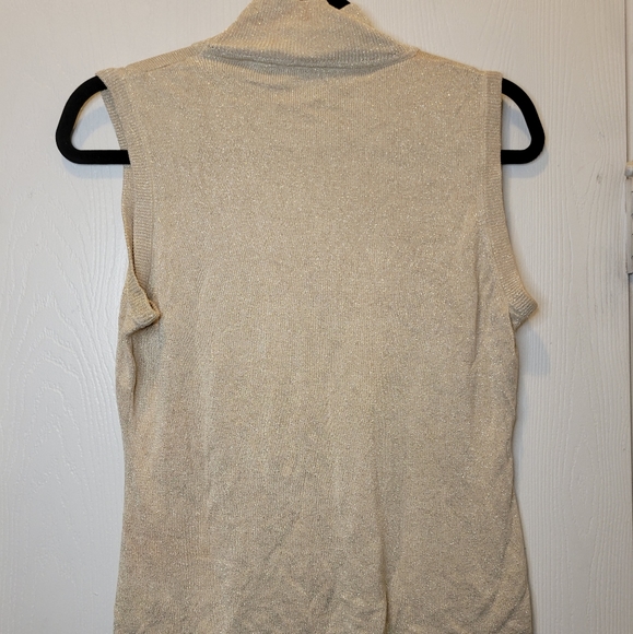 Ann Taylor Sleeveless Sweater Top sz Medium - Picture 4 of 4